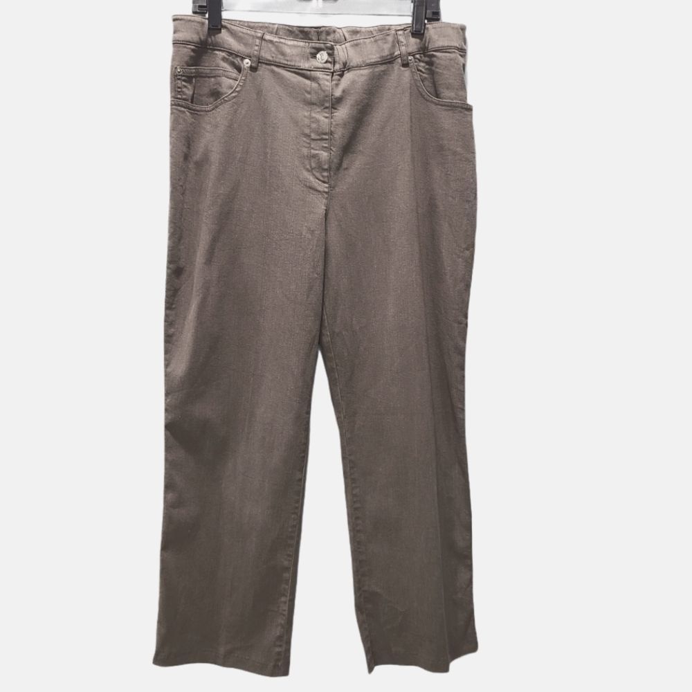 St. John NWT Cotton Slate Pants SJ77